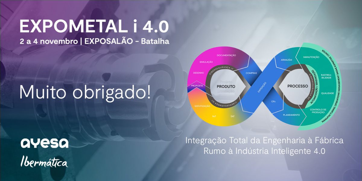 Ibermática an Ayesa company | ExpoMetal 2023 - Muito obrigado pela sua visita!