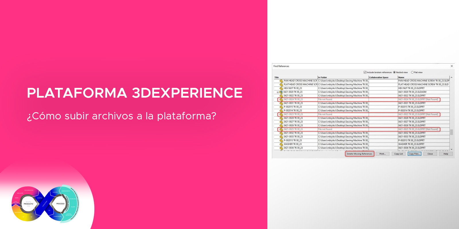 Plataforma 3DEXPERIENCE: ¿Cómo subir archivos a la plataforma